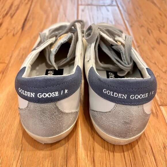 NWB Golden Goose Private Edition SuperStar Sneakers EU 38 Silver Glitter Star - Picture 4 of 11